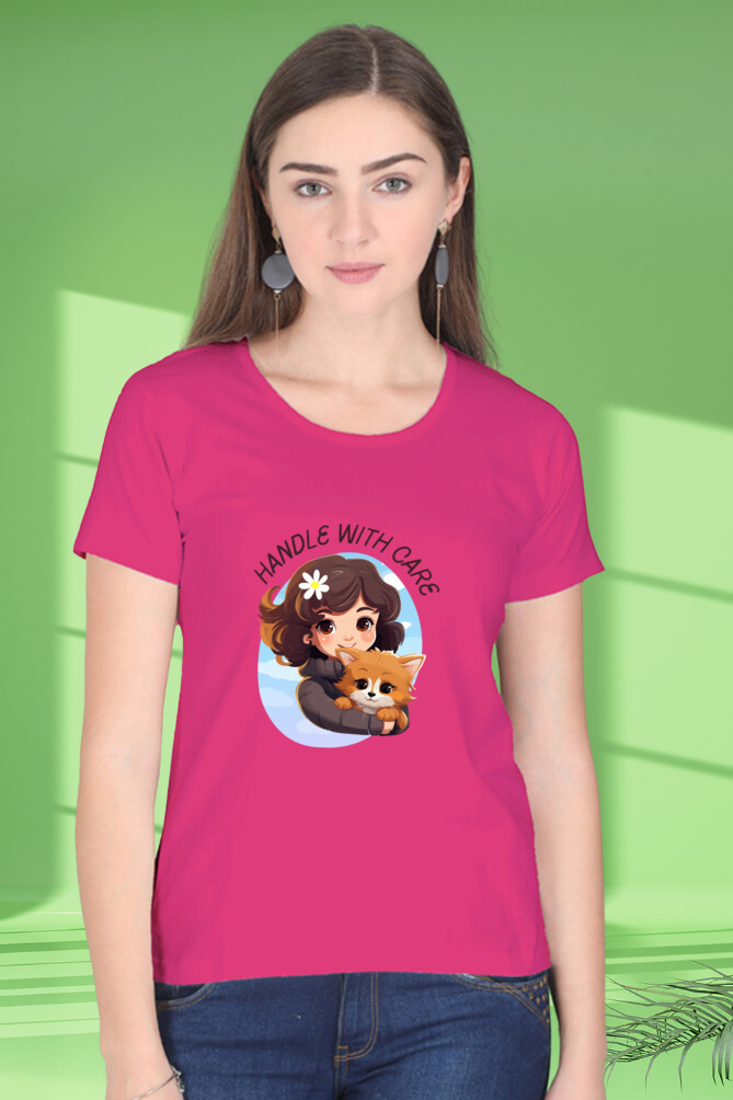 Regular T-Shirt - handle with care