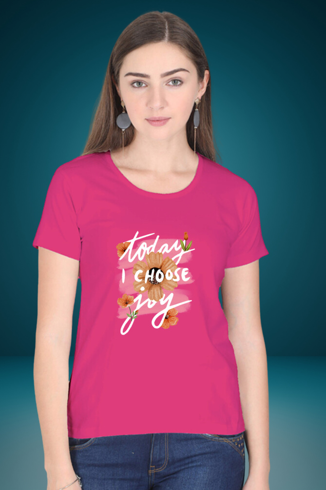 Regular T-Shirt - today i choose joy