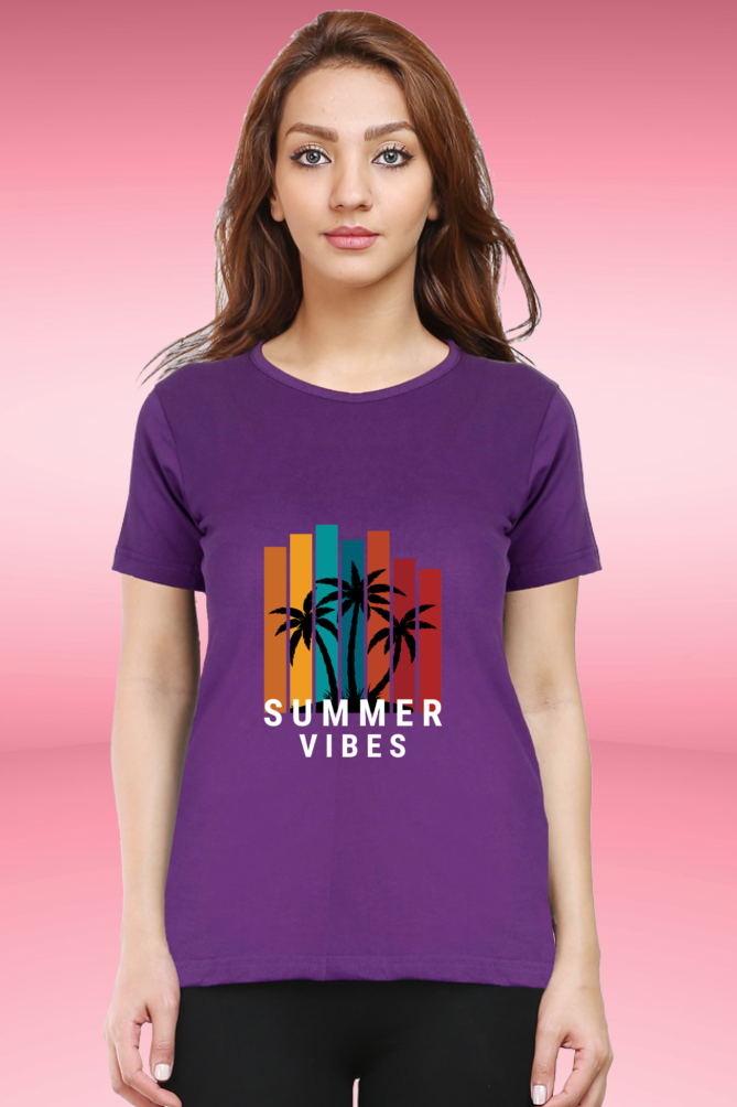 Regular T-Shirt - summer vibes with 7 colour