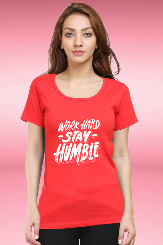 Regular T-Shirt - work hard stay humble