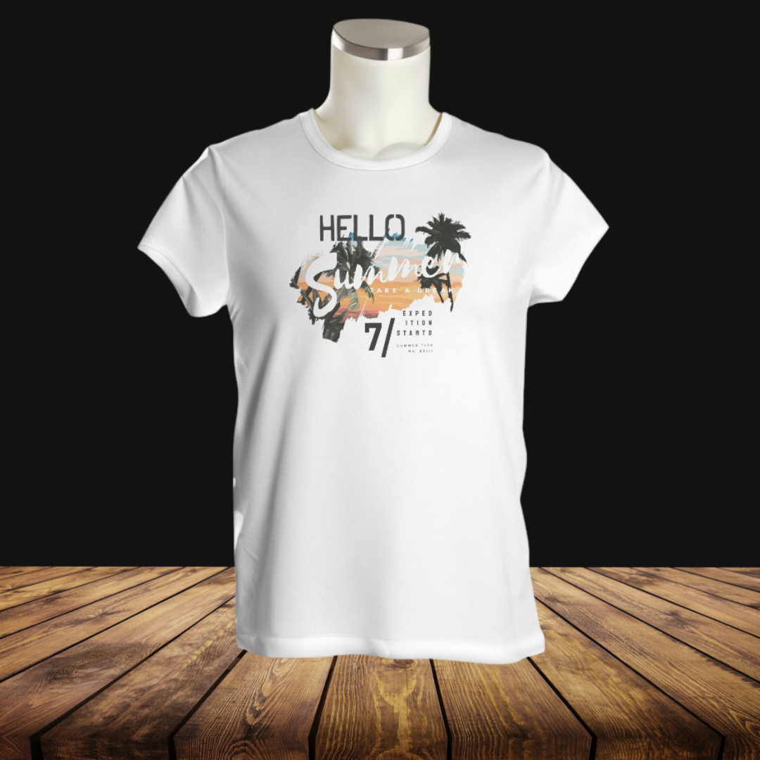 Regular T-Shirt -Hello Summer
