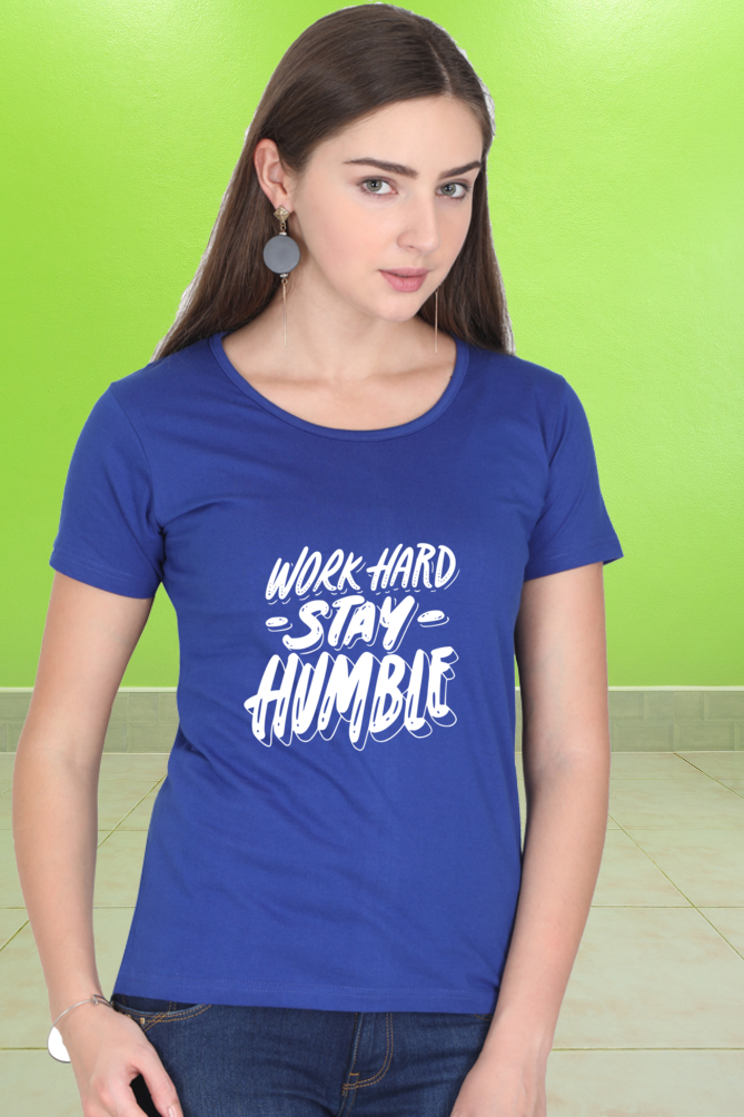 Regular T-Shirt - work hard stay humble