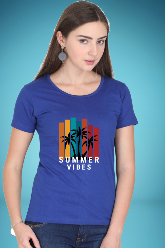 Regular T-Shirt - summer vibes with 7 colour