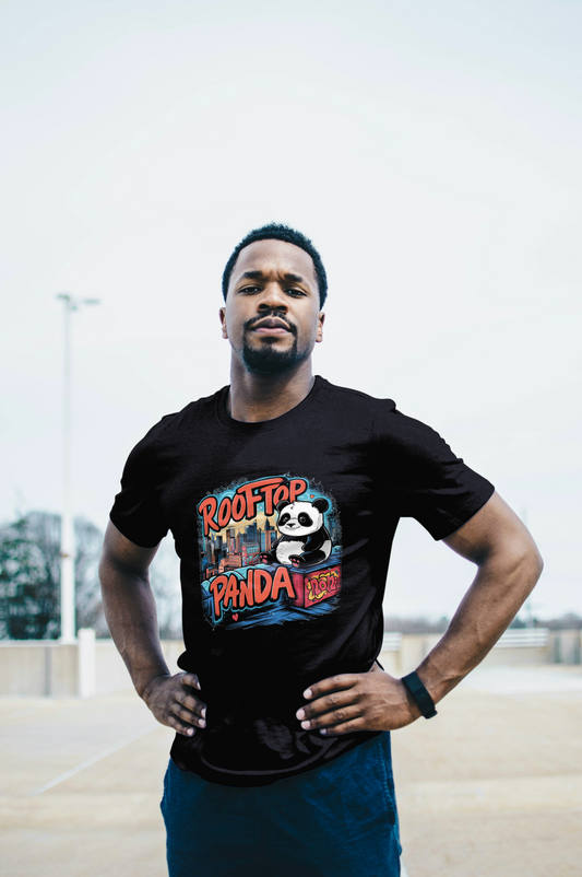 Regular T-Shirt - ROOF TOP PANDA