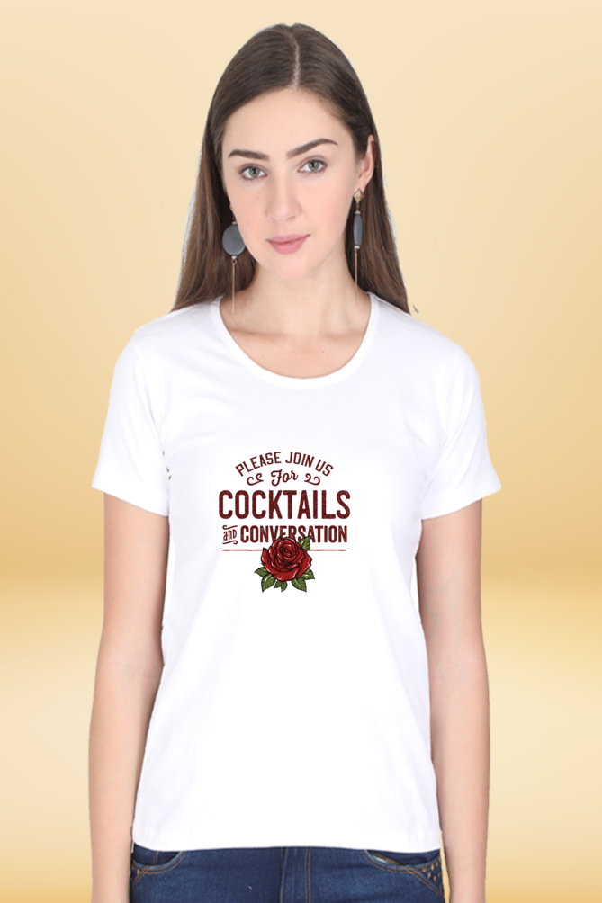 Regular T-Shirt - please join us for cocktail