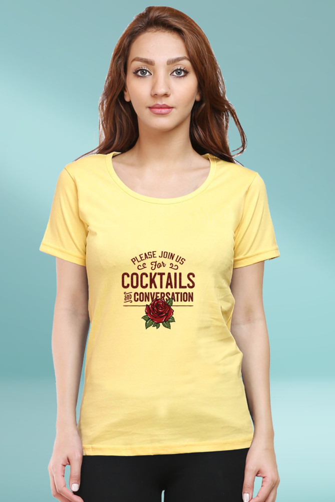 Regular T-Shirt - please join us for cocktail